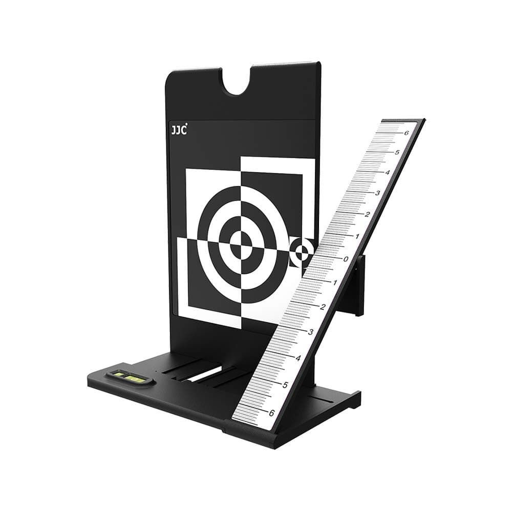JJC Camera Lens Auto Focus Calibration Tool & Grey Card Kit for Canon EOS 80D 70D 60D 50D 5D Mark IV III 6D 7D 1Dx Mark II Nikon D850 D810 D800 D500 D750 D610 D600 D5 D4s D4 D3 D7200 D7100 D7000 Z7 Z6